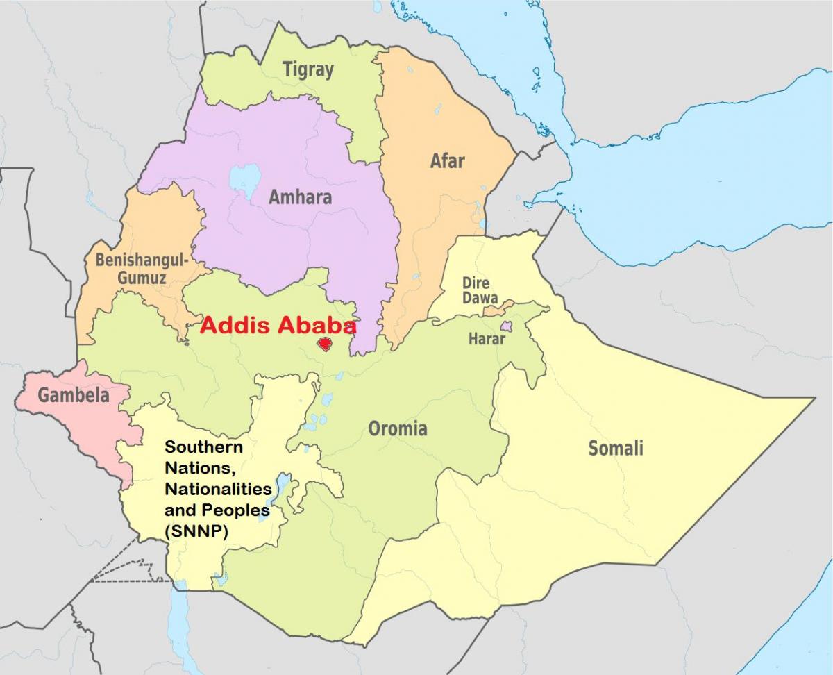 亚的斯亚贝巴的埃塞俄比亚图的世界