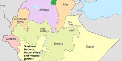 埃塞俄比亚提格雷地图