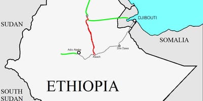 埃塞俄比亚铁路地图