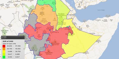 埃塞俄比亚省份地图